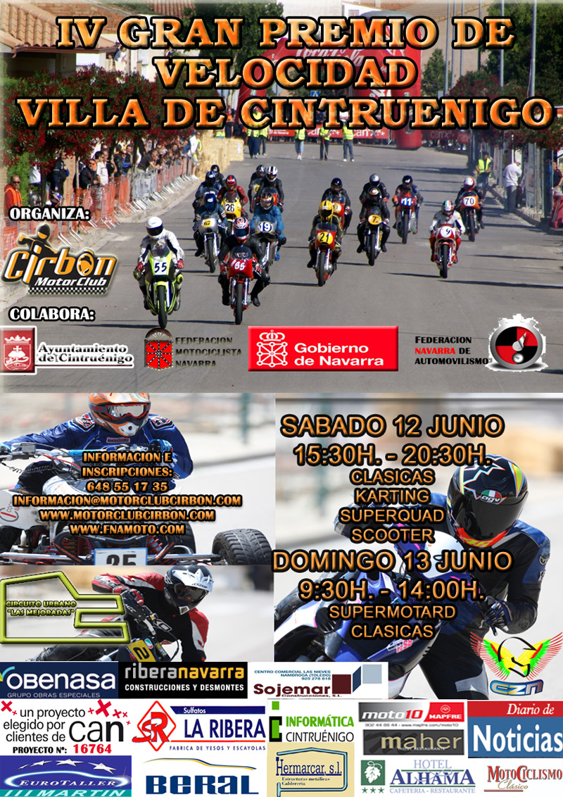 IV Gran Premio de Velocidad Villa de Cintru&eacute;nigo